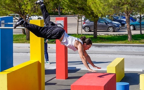 circuito parkour