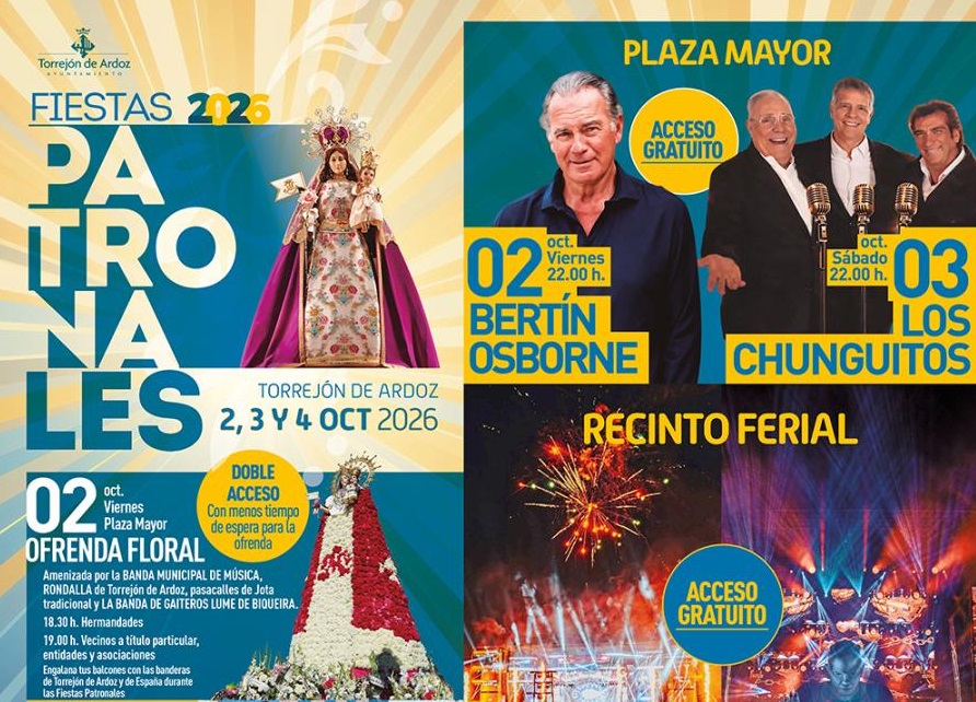 Fiestas Patronales 2026 Torrejón de Ardoz